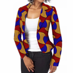 Fierce Blazer Print Top