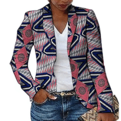 Gallant Blazer Print Top