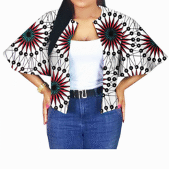 Stunning Wheel Mini Blazer Top