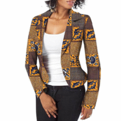 Umber Print Blazer