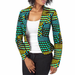 Tropical Glaze Print Blazer