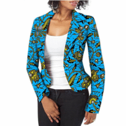 Sea Plant Print Blazer