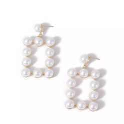 The Square Shield Pearl Set