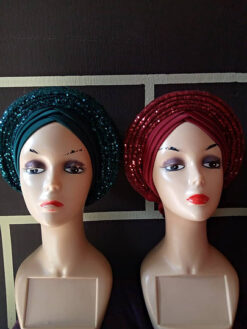 Plain Pleated Headwear