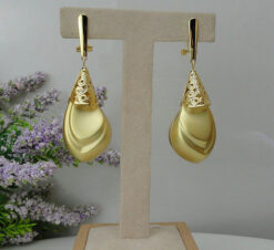 24KGP Bell Drop Earrings