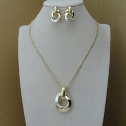 The Round Pendant Drop Set (2Pcs)