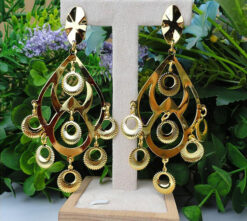 24KGP Peacock Style Earrings