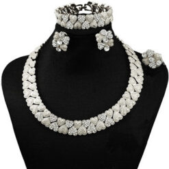 Double Heart Crystal Set (4Pcs)