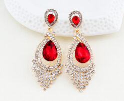 The Royal Drop Crystal Earrings