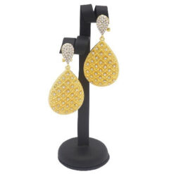 Tear Drop Stone Earrings