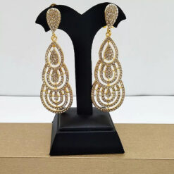 The Spiral Bubble Stone Earrings