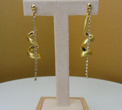 Enchanted Tassels Spiral Earrings