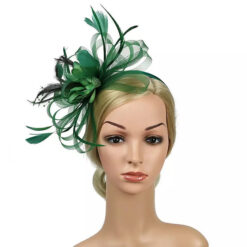 Feather Flower Fascinator