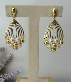24KGP Cluster Ball Earrings
