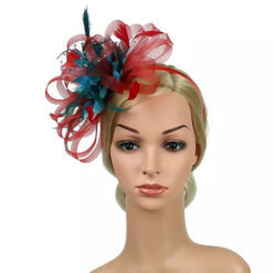 Feather Flower Fascinator