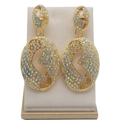 Diamond Cut Loop Earrings