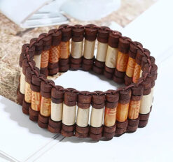 Multi-layered Straw Stretch Bangles