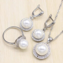 The White Pearl Stone Set (3Pcs)