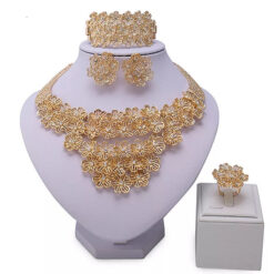 Chunky Flower Statement Set (4Pcs)