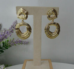 Twin Wired Loop Style Earrings