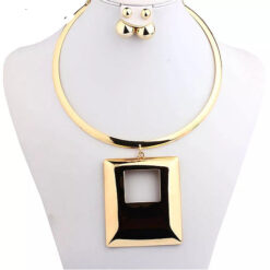LNL053 - The Amber Square Choker Set (2Pcs)