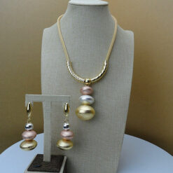 Elegant 3- Ball Pendant Set (2Pcs)