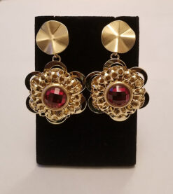 24kGP Crystal Earring
