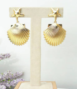 24KGP Shell Earrings