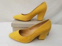 Heavenly Soles Yellow Court Shoes