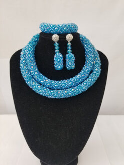Braided Crystal Bead Set (3Pcs)