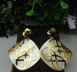 24KGP Patterned Earrings