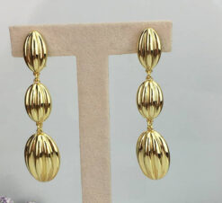 Cowrie Style Drop Earrings