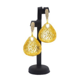 Web Linked Style Earrings