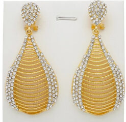 Pear Stone Detailed Earrings
