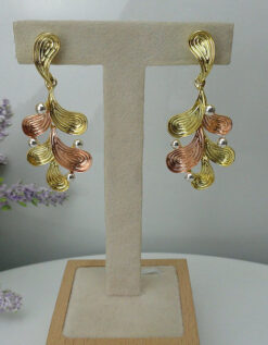Cascading Leaf Drop Earrings