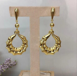 Gold Bell Drop Earrings