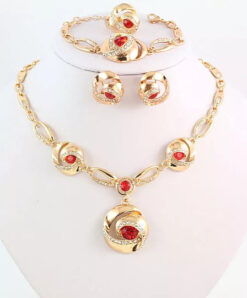 Red Crystal Eye Ball Set (4Pcs)