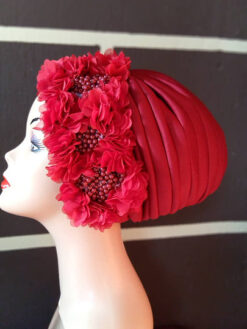 Red Turban Wrap