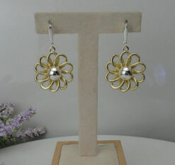 Stylish Flower Ring Earrings
