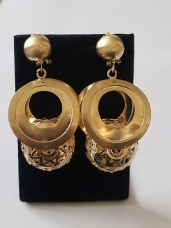 Open Ball Detail Earrings