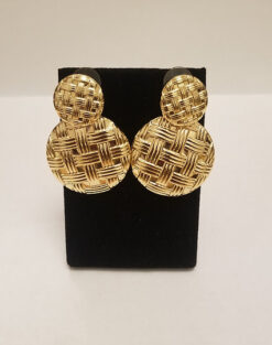 Weave Patterned Earrings