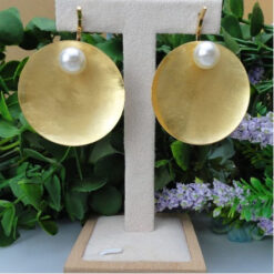24KGP Cymbal Inspired Earrings