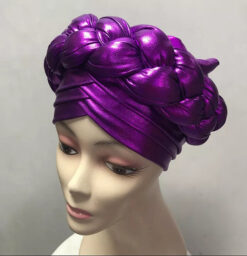 Pleated Cornrow Wrap