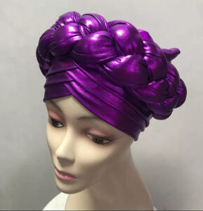 Pleated Cornrow Wrap