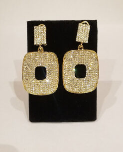Glamorous Square Drop Earrings