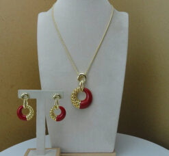 Gold Mix Circle Set (2Pcs)