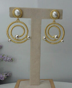 24KGP Spiral Earrings