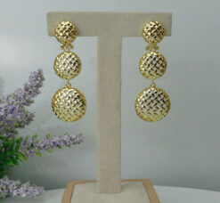 Three Palace Drop Earrings