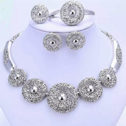 Round Hollow Patterned Set (4Pcs)