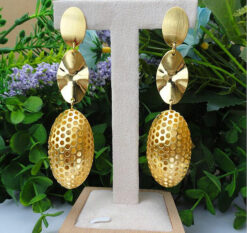 24KGP Disco Drop Earrings